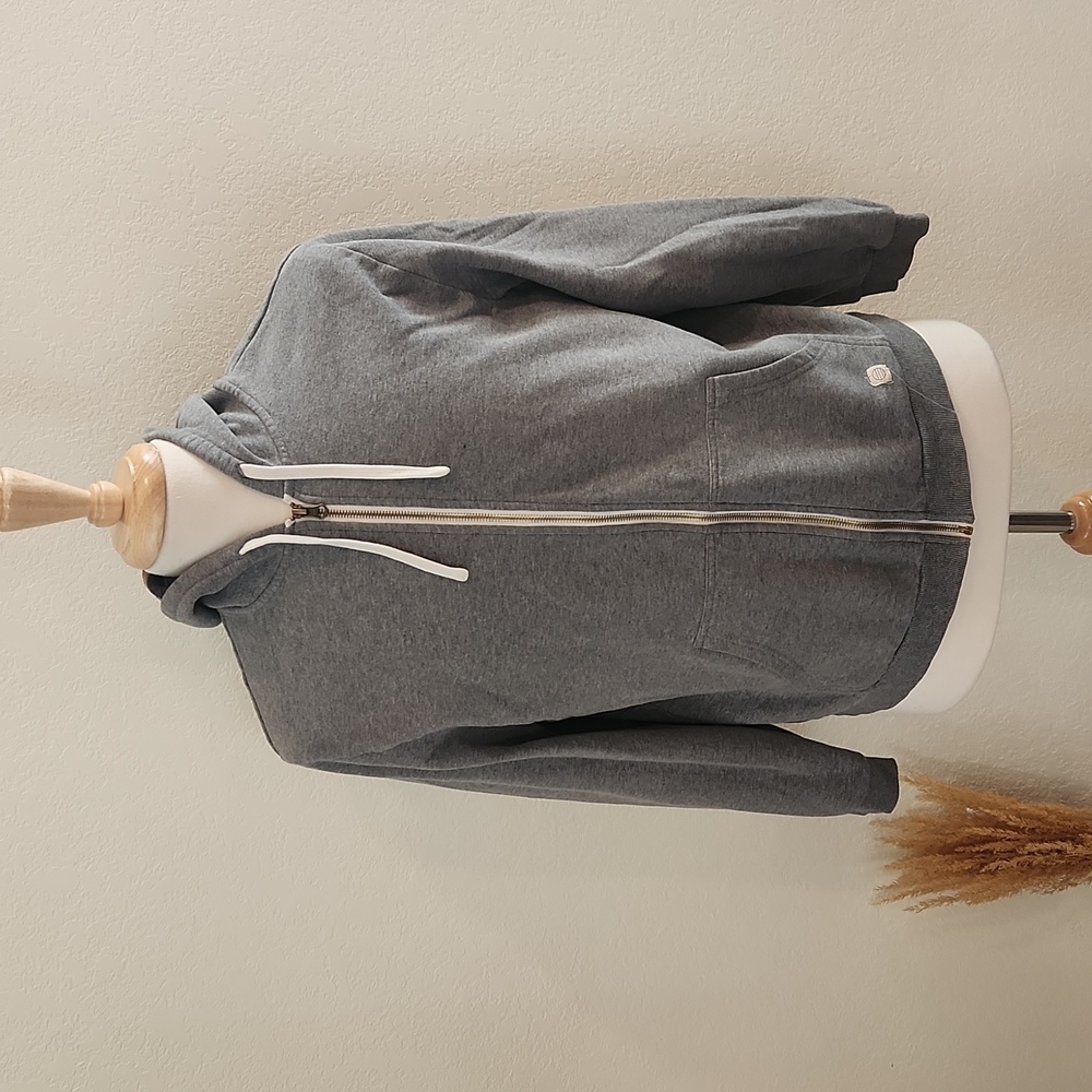 Men's Gray Zip-Up Hoodie